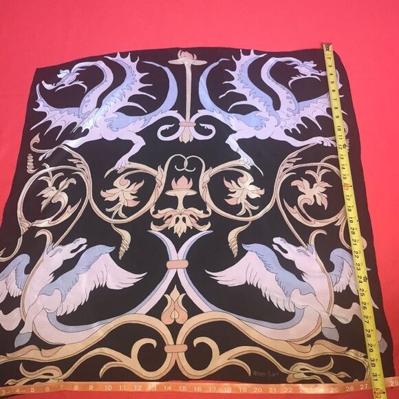 Vintage Silk Scarf by Erin Winter main image 7